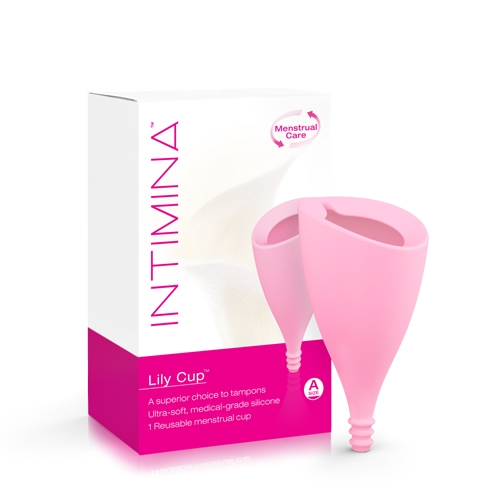 Intimina Lily Cup Size A - Ultra-Soft Menstrual Cup, Reusable Period  Protection, Thin Menstrual Cup for up to 8 Hours, Medical-Grade Silicone  Women's